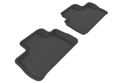 3D MAXpider L1LR00121509 2007-2014 Land Rover Lr2 Kagu 2nd Row Floormats - Black