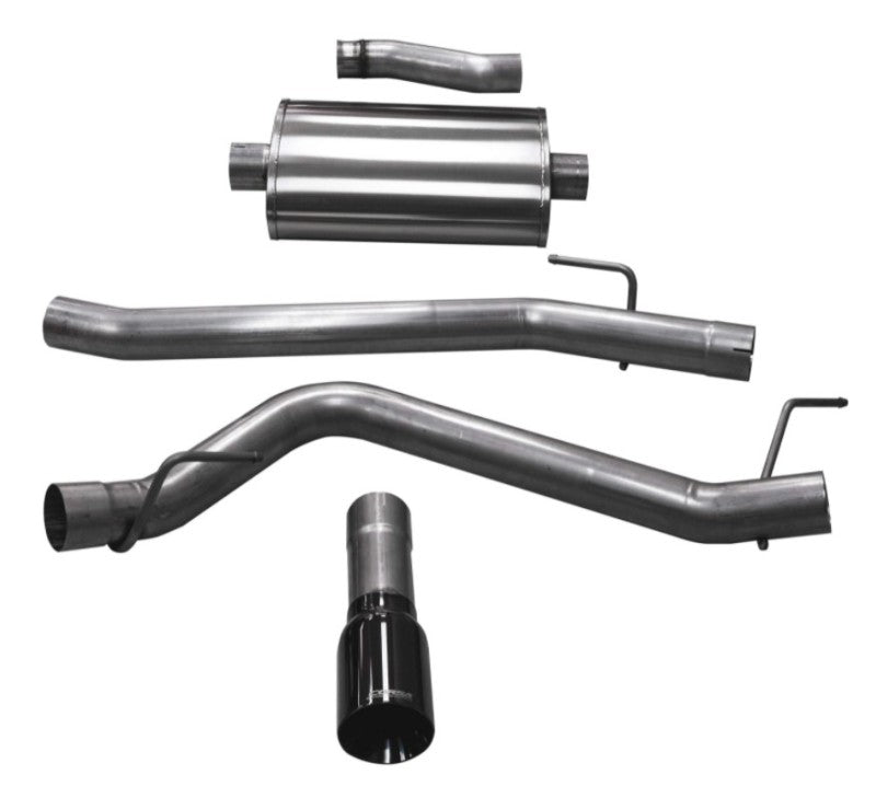 Corsa 2020 Jeep Gladiator JT 3.6L, Single Side Exit Cat-Back Exhaust w/ Single 4in Polished Tip CORSA Performance