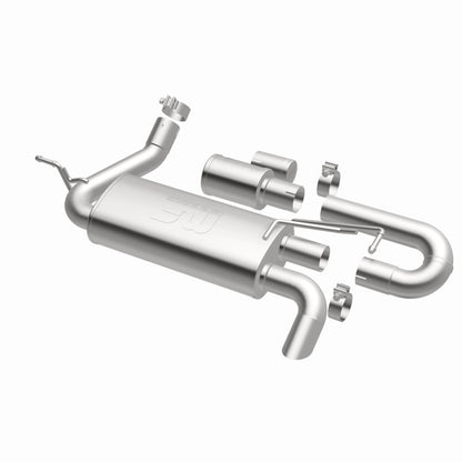 MagnaFlow 07-18 Jeep Wrangler JK Overland Series Axle-Back Exhaust System Magnaflow