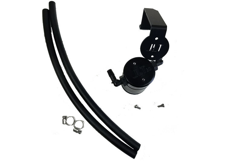 J&L 16-17 Chevrolet SS 6.2L Passenger Side Oil Separator 3.0 - Black Anodized - eliteracefab.com