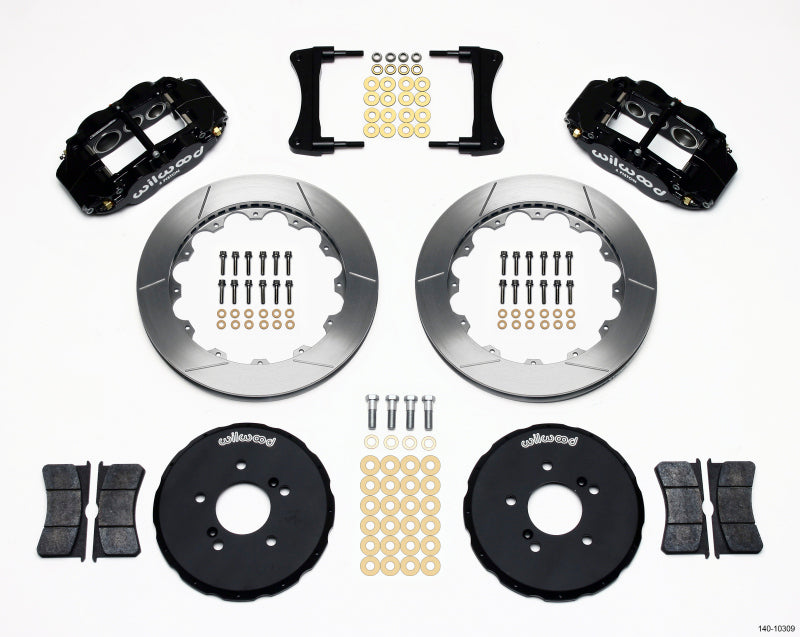 Wilwood Narrow Superlite 6R Front Hat Kit 12.88in Honda S2000 - eliteracefab.com