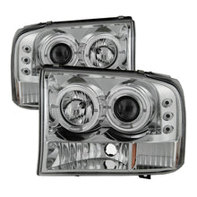 Load image into Gallery viewer, Spyder Ford F250 Super Duty 99-04 Projector Version 2 LED Halo LED Chrm PRO-YD-FF25099-1P-G2-C - eliteracefab.com