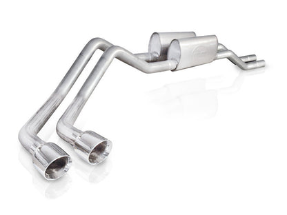 Stainless Works 2004-08 F150 5.4L Exhaust 2-1/2in Chambered Mufflers Behind Passenger Tire Exit Stainless Works
