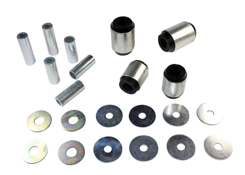 Whiteline Plus 02-09 Lexus GX470 / 06+ Toyota FJ Cruiser Fr C/A - Lwr Inner Front & Rear Bushing Kit - eliteracefab.com