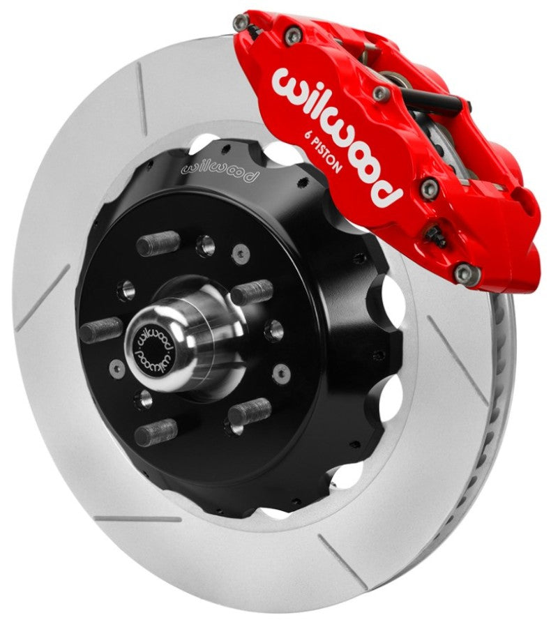 Wilwood 70-81 FBody/75-79 A&XBody FNSL6R Frt BBK 14in Rtr Red Calipers Use w/ Pro Drop Spindle Wilwood
