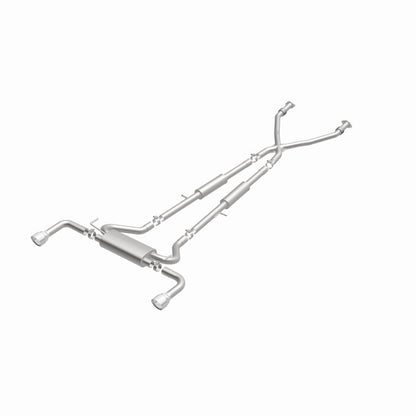 MagnaFlow 14 Infiniti Q50 V6 3.7L Cat-Back Polished Stainless Tips Dual Split Rear Exit Exhaust Magnaflow