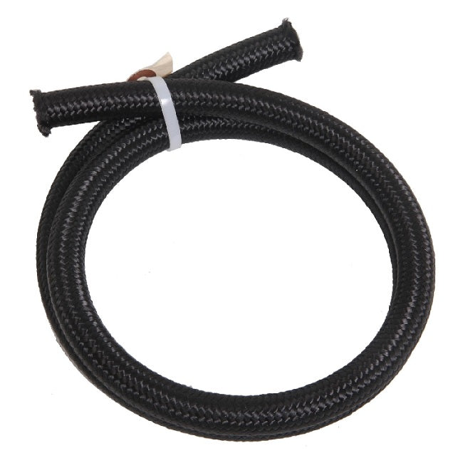 Fragola Performance Systems 841006 Premium Black Nylon Race Hose - 10 Feet - eliteracefab.com