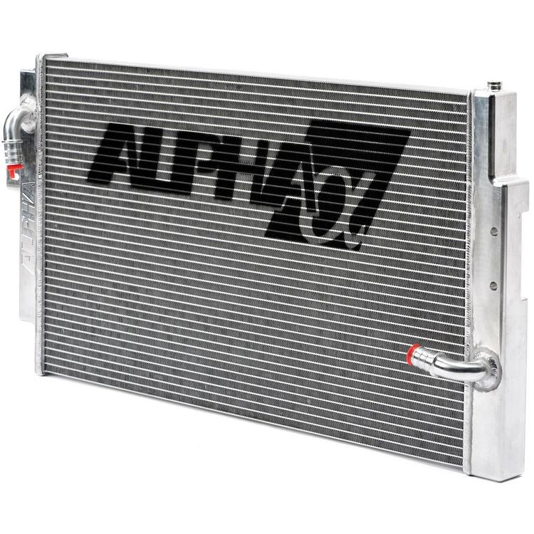 AMS Red Alpha Race Heat Exchanger | 16-21 Infiniti Q50 3.0T / 17-21 Q60 3.0T - eliteracefab.com