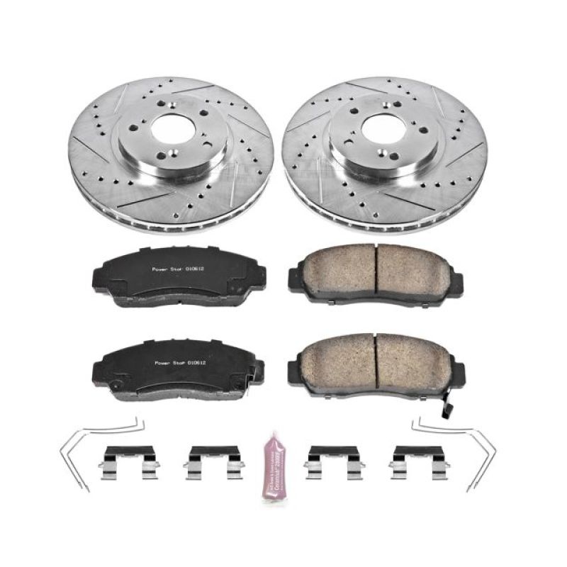 Power Stop 11-14 Acura TSX Front Z23 Evolution Sport Brake Kit - eliteracefab.com