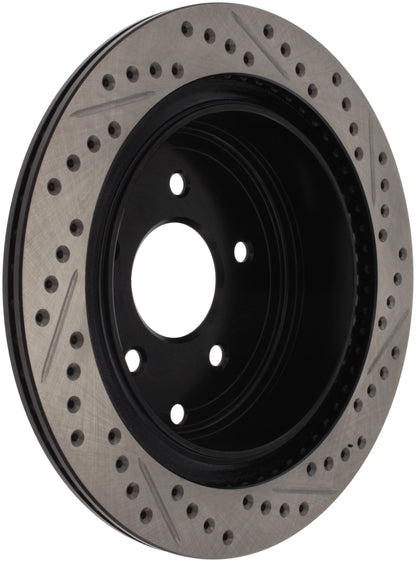 StopTech Slotted & Drilled Sport Brake Rotor - eliteracefab.com