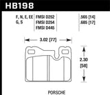 Hawk Performance ER-1 Rear Brake Pads - HB198D.685