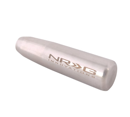 NRG Universal Short Shifter Knob - 5in. Length / Heavy Weight 1.27Lbs. - Silver - SK-480SL