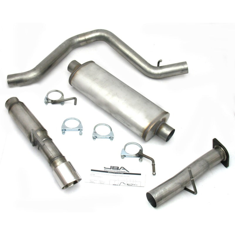 JBA 07-08 Chevrolet Trail Blazer SS 6.0L 409SS Single Rear Exit Cat-Back Exhaust - eliteracefab.com