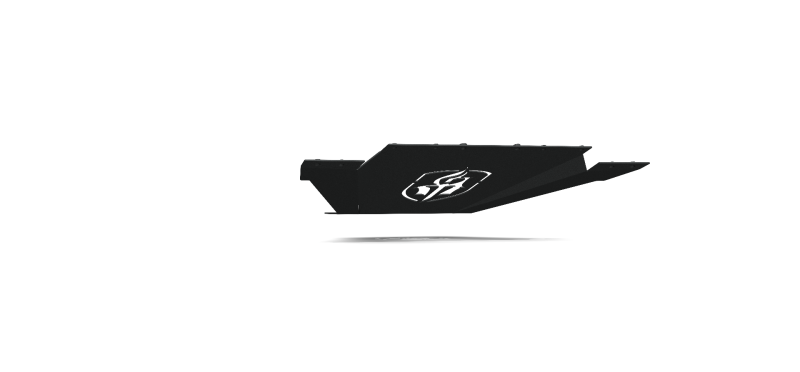 Road Armor 11-14 Chevy 2500 SPARTAN Front Bumper Bolt-On Skid Plate - Tex Blk Road Armor