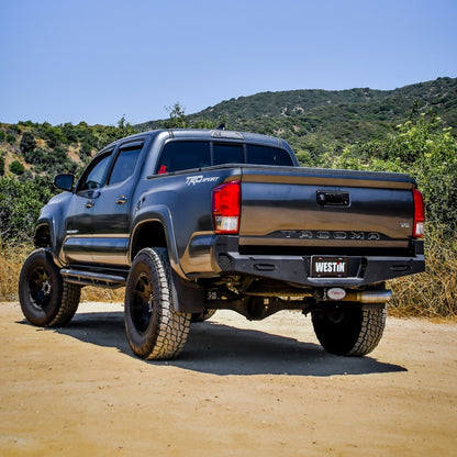 Westin 16-20 Toyota Tacoma Pro-Series Rear Bumper - Textured Black - eliteracefab.com