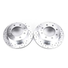 Load image into Gallery viewer, Power Stop 02-06 Chevrolet Avalanche 2500 Rear Evolution Drilled &amp; Slotted Rotors - Pair - eliteracefab.com