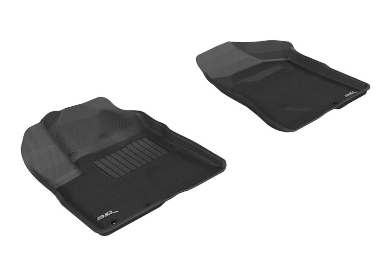 3D MAXpider L1KA00911509 2011-2013 Kia Sorento 7-Seats Kagu 1st Row Floormat - Black