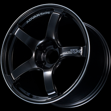 Load image into Gallery viewer, Advan TC4 18x9.5 +35 5-114.3 Racing Black Gunmetallic and Ring Wheel - eliteracefab.com