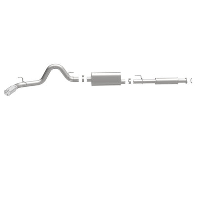 MagnaFlow Cat-Back 2016 Toyota Tacoma TRD 3.5L V6 SS 3in Single Pass Side Exit Rear 4in Tip Magnaflow