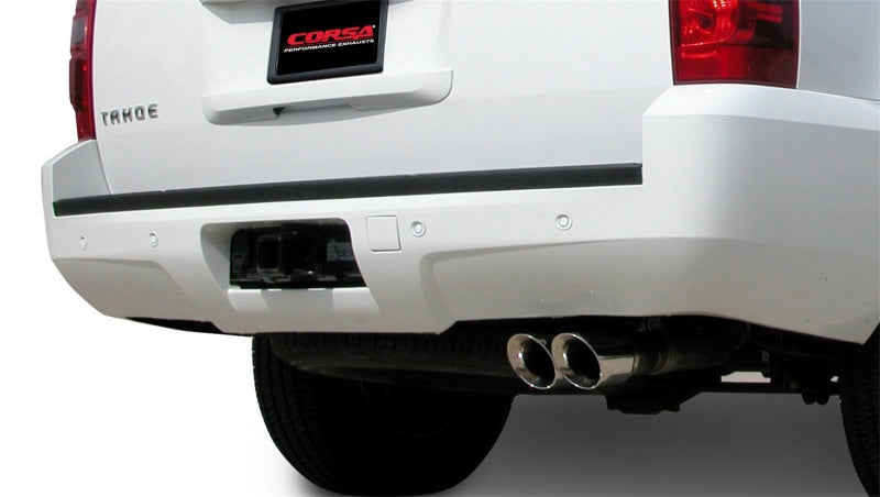 Corsa 07-08 Chevrolet Tahoe 5.3L V8 Polished Sport Cat-Back Exhaust - eliteracefab.com