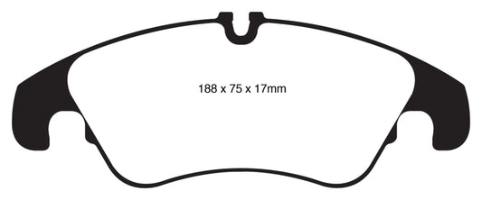 EBC 11 Audi A6 2.0 Turbo Yellowstuff Front Brake Pads - eliteracefab.com