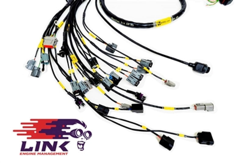 Rywire Honda K-Series (w/Link G4 ECU) Engine Harness w/OBD2 Alt/EV14 Inj/AEM IAT & MAP (Adapter Req)