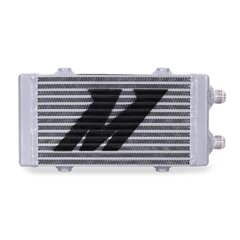 Mishimoto Universal Small Bar and Plate Dual Pass Silver Oil Cooler - eliteracefab.com