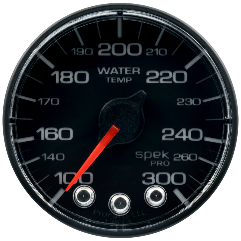 Autometer Spek-Pro 52.4mm 100-300 Deg F Digital Stepper Motor Water Temp Gauge P346328