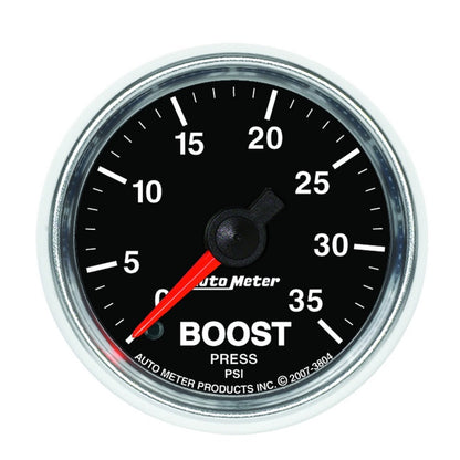 AutoMeter GS 2 1/16 inch 35PSI Mechanical Boost Gauge 3804