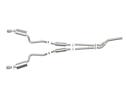 aFe POWER Takeda 16-17 Lexus IS200t L4-2.0L (t) 2.5in-3in 304 SS CB Exhaust w/Polish Tip aFe