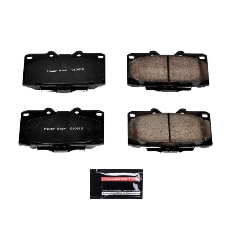 Power Stop 89-96 Nissan 300ZX Front Z23 Evolution Sport Brake Pads w/Hardware - eliteracefab.com