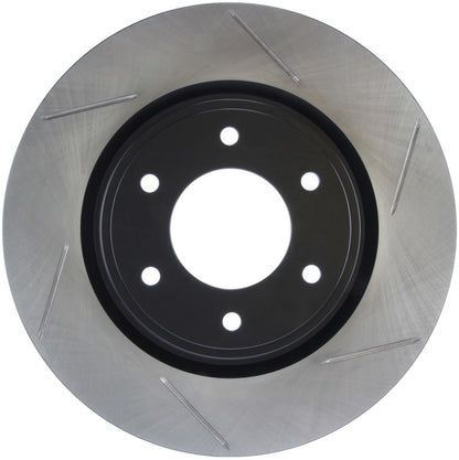 StopTech Power Slot 08-09 Infiniti QX4/QX56 / 07-09 Nissan Armada Left Front Slotted Rotor Stoptech