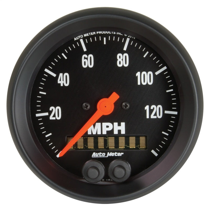 Autometer Z Series 3-3/8in 140 MPH In-Dash Full Sweep GPS Speedometer 2680