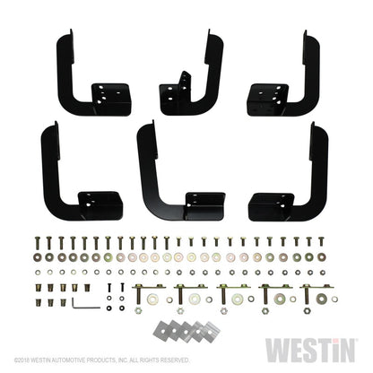 Westin 2009-2018 Dodge/Ram 1500 Quad/Crew Cab Running Board Mount Kit - Black - eliteracefab.com