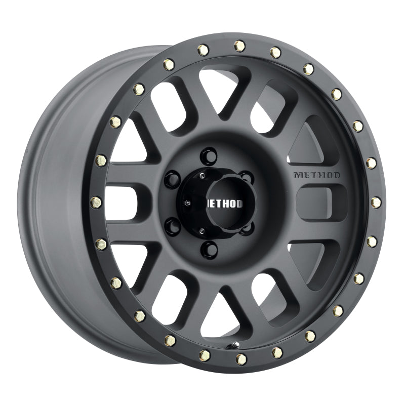 Method MR309 Grid 18x9 0mm Offset 6x5.5 108mm CB Titanium/Black Street Loc Wheel - eliteracefab.com