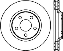 Load image into Gallery viewer, StopTech Power Slot 98-02 Pontiac Firebird/Trans Am / Chevy Camaro Front Left Slotted CRYO Rotor