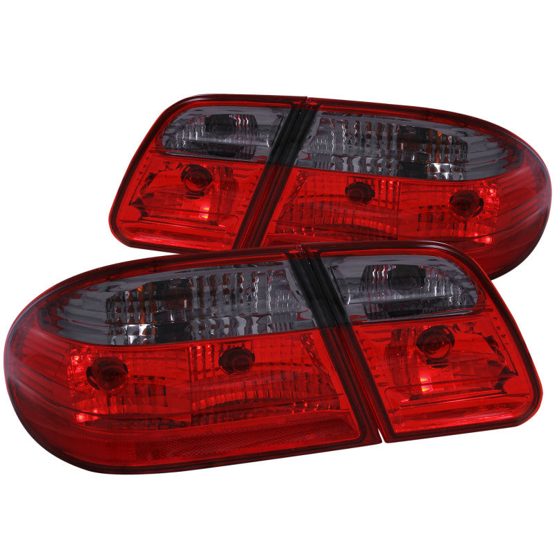 ANZO USA Mercedes Benz E Class W210 Taillights Red/Smoke G2; 1996-2002 - eliteracefab.com