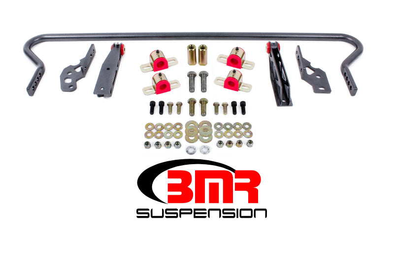 BMR SWAY BAR KIT REAR HOLLOW 25MM ADJ W/BUSHINGS BLACK (05-14 MUSTANG/GT500) - eliteracefab.com