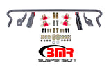 BMR SWAY BAR KIT REAR HOLLOW 25MM ADJ W/BUSHINGS BLACK (05-14 MUSTANG/GT500) SB042H