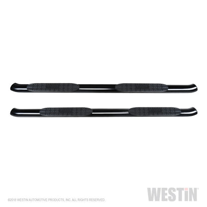 Westin 2019 Chevrolet Silverado/Sierra 1500 Crew Cab Non LD PRO TRAXX 4 Oval Nerf Step Bars - Black - eliteracefab.com