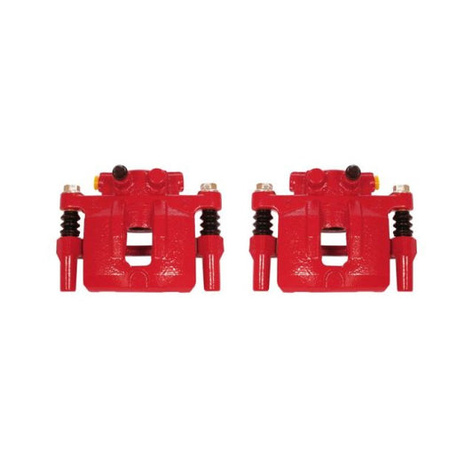 Power Stop 11-14 Chrysler 200 Rear Red Calipers w/Brackets - Pair - eliteracefab.com