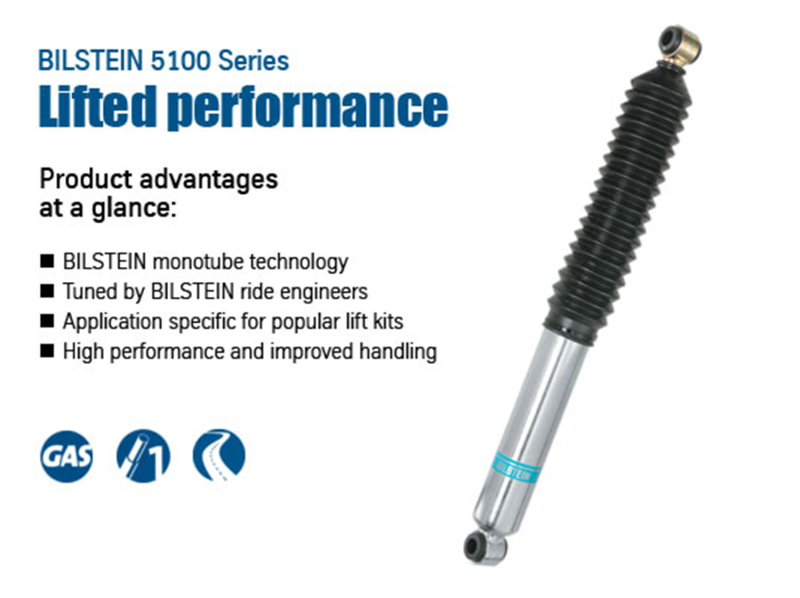 Bilstein 5100 Series 99-06 Chevy Silverado 1500/97-03 Ford F-150 Front 46mm Monotube Shock Absorber - eliteracefab.com