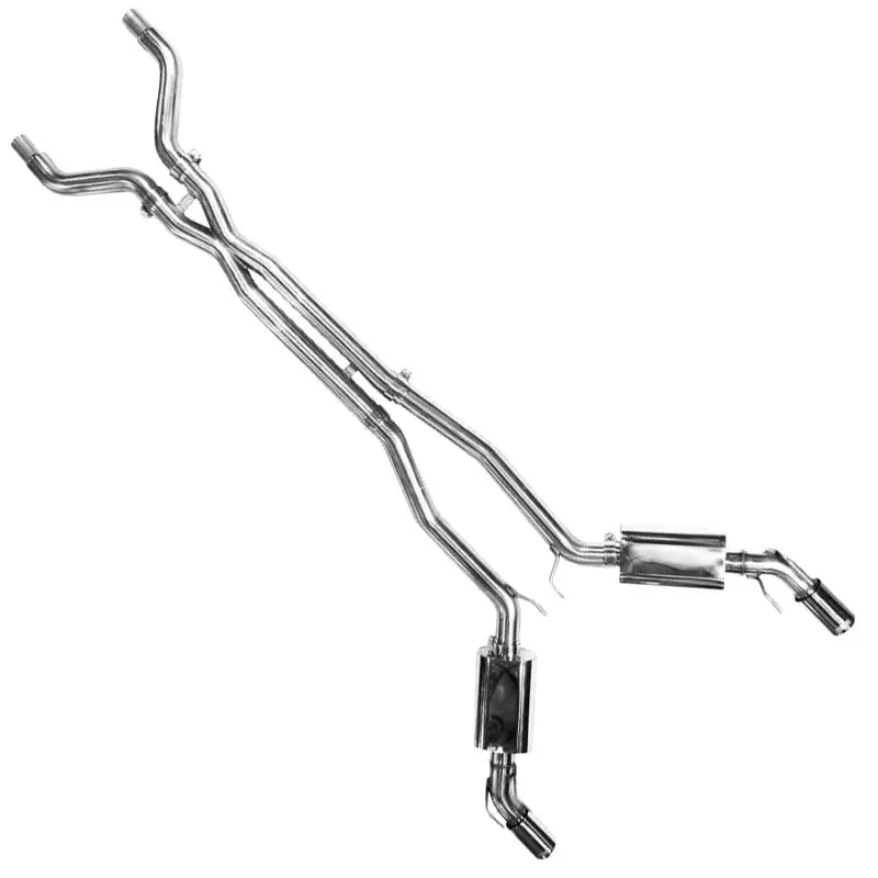 KOOKS 3" CAT BACK EXHAUST SYSTEM W/DUAL POLISHED TIPS (10-15 CAMARO SS) - eliteracefab.com