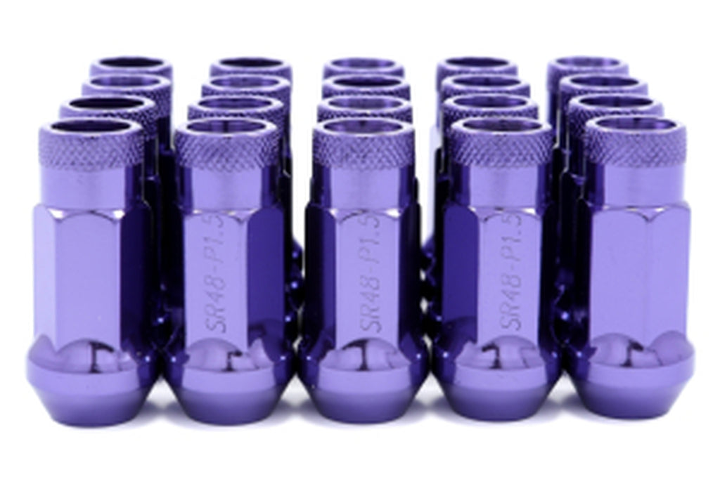 WHEEL MATE MONSTER OPEN END LUG NUT SET OF 20 – PURPLE 14×1.50 - eliteracefab.com