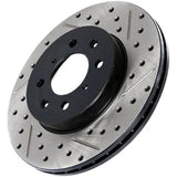 STOPTECH 05-13 CHRYSLER300/300C / 09-12 DODGE CHALLENGER REAR RIGHT DRILLED & SLOTTED ROTOR, 127.63060R