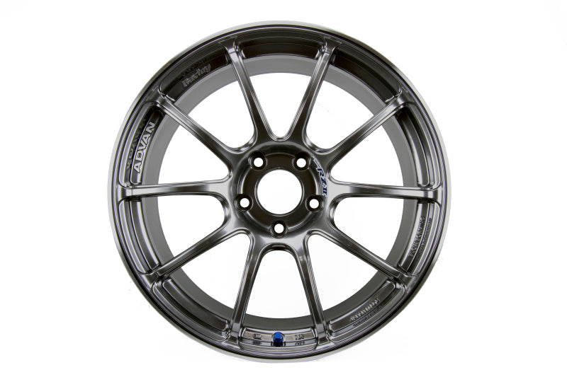 Advan YAZ7I45EHB RZII 17x9.0 +45 5-114.3 Racing Hyper Black Wheel