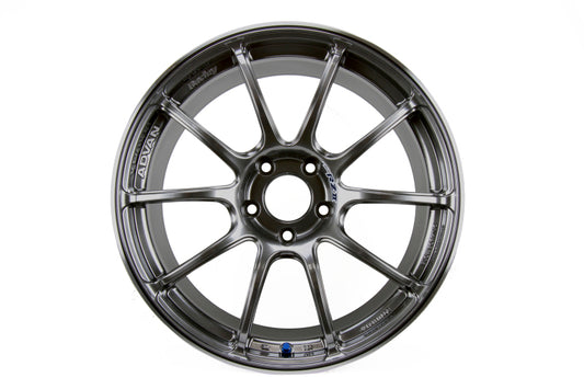 ADVAN Racing RZII 18x8.5 +45 5x112 Wheel - Hyper Black & Ring - YAZ8H45MHB