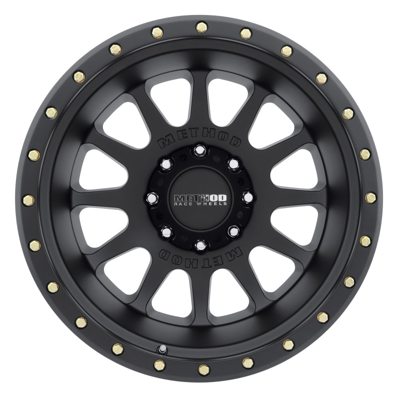 Method MR605 NV 20x10 -24mm Offset 8x180 124.1mm CB Matte Black Wheel - eliteracefab.com