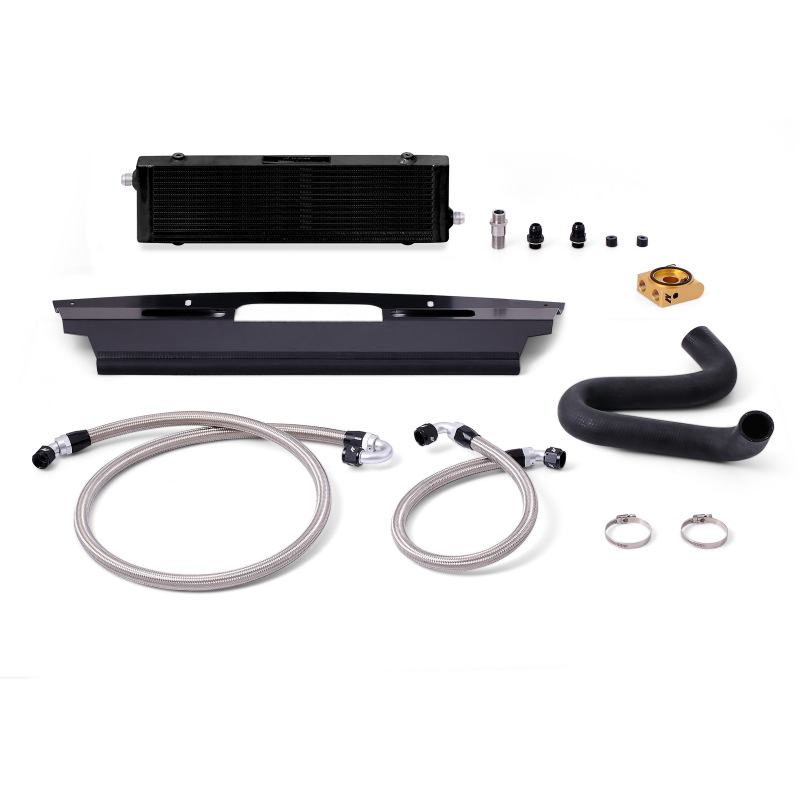 Mishimoto 2015+ Ford Mustang GT Thermostatic Oil Cooler Kit - Black - eliteracefab.com