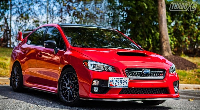 TURBOXS LICENSE PLATE RELOCATION KIT SUBARU STI / WRX; 2015-2016 - eliteracefab.com